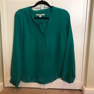 Jewel green blouse